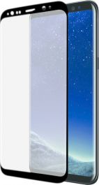 raket Hesje Handvest Azuri Curved Tempered Glass RINOX ARMOR - zwart - voor Samsung S8