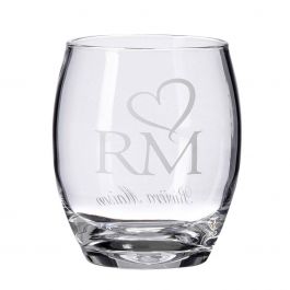Kano motor Afleiden Riviera Maison waterglas 'With Love RM M'