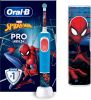 Spiderman tandenborstel Oral-B Pro Kids Elektrische Tandenborstel - Spiderman Editie inclusief Reisetui - Voor Kinderen Vanaf 3 Jaar