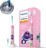Elektrische tandenborstel voor kinderen - roze Philips Sonicare For Kids HX6352/42 