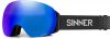 SINNER Avon Skibril Unisex - Zwart - Blauwe Sintrast Lens + Extra Oranje Sintrast Lens
