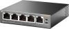Netwerk Switch- Unmanaged -PoE Switch - 5 poorten TP-Link TL-SF1005P 