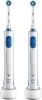 Oral-B elektrische tandenborstel PRO 600 Cross Action Volwassene Roterende-oscillerende tandenborstel Blauw, Wit