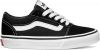 Vans Youth Ward Sneakers - (Suede/Canvas)Black/White - Maat 38