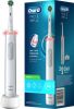 Oral-B Pro 3 3000 - Wit - Elektrische Tandenborstel  1 Handvat en 1 opzetborstel
