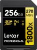 Lexar Professional SDXC 256GB BL 1800X UHS-II V60 Gold