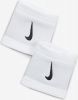 Nike polsband Dry Reveal Zweetband Volwassenen - wit/zwart