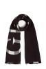 GUESS sjaal met logo zwart