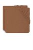 Aankleedkussenhoes bruin badstof 75x85cm - set van 2 Jollein 