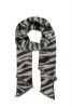 ONLY sjaal met zebraprint zwart