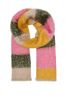 ONLY sjaal roze/geel/grijs