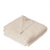 Petit Filippe gebreide baby deken ivoor 130x80 cm