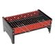 Camp-Gear - Barbecue - Compact - Houtskool - Zwart/Rood