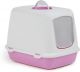 Oscar - Kattenbak - Roze/Grijs - 50x37x39 cm