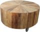 HSM Collection - salontafel rond - 3 wielen - blank Koopjeshoek