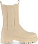 POSH by Poelman CHELLY Dames Chelsea Laarzen - Beige - Maat 37