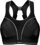 ShockAbsorber Ultimate Run Bra - Sportbeha - Zwart / Silver - 75D