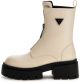 Guess Leila Dames Veterboots Kuntstleer Milk - Maat 37