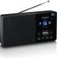 DAB+ FM draagbare Radio - Zwart Lenco PIR-510BK - Internet