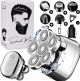 6-in-1 Scheerapparaat Mannen – Nat & Droog - Face en Head Shaver – Hoofd Kaal Scheren – Scheerapparaat met Trimmer - Draadloos - Skull Edition