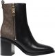 Michael Kors Regan Mid Bootie Dames Laars - Zwart Bruin - Maat 38