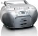Draagbare radio CD-speler met MP3 optie en koptelefoon - Zilver Lenco SCD-420SI -