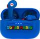 Super Mario - TWS earpods - oplaadcase - touch control - extra eartips (blauw)