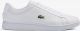 Lacoste Carnaby Evo Mannen Sneakers - White/White - Maat 45