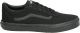 Vans Ward Canvas Heren Sneakers - Black/Black - Maat 43