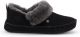 Warmbat Barrine Suede Dames Pantoffels - Black - Maat 41
