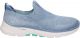 Skechers Go Walk 6 Dames Instappers - Blauw - Maat 42