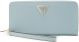 GUESS Laurel Dames ritsportemonnee Kunstleer - Blauw