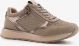 Tamaris dames sneakers met glimmende details - Grijs - Uitneembare zool - Maat 38