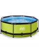 Zwembad ø244x76cm met filterpomp - groen EXIT Lime 
