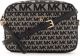 Michael Kors crossbody tas Jet Set Charm met logoprint antraciet/zwart