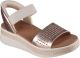 Skechers Dames Sandalen - Goud maat 39 Slip-ins Bobs Sun Ray - Step Aside 