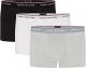 Tommy Hilfiger trunks (3-pack) - heren boxers normale lengte - zwart - wit en grijs - Maat: M