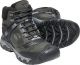 Keen Ridge Flex Mid Heren Wandelschoenen Magnet/Black | Grijs | Leer | Maat 43