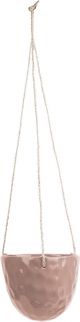 Hanging pot Burly dolomite dusty pink