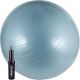 Avento Fitness/Gymbal met Pomp - √ò 65 cm - Lichtblauw/Zwart/Wit - 65