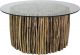 HSM Collection - Salontafel met glasplaat - driftwood - oud teak KOOPJESHOEK