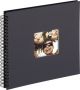 Walther Design SA-110-B Fun - Fotoalbum - 30 x 30 cm - Zwart - 50 pagina's