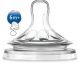 Philips Avent Natural SCF656/27 - Speen voor snelle toevoer dikke voeding 6m+ - 2 stuks