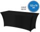Cover Up Tafelrok Stretch - 122x76cm - Incl. Topcover - Zwart