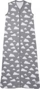 Meyco - Zomerslaapzak - 90 cm - Little Clouds grijs