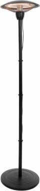 Sunred Staande terrasverwarmer Barcelona 1500 W halogeen zwart