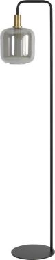 Light & Living Vloerlamp Lekar - Antiek Brons/Smoke Glas - Ø28x155 cm