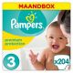 Pampers Premium Protection Luiers - Maat 3 - 204 Stuks