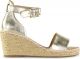 POSH by Poelman DADU Dames Sandalen - Goud - Maat 41