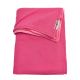 ledikantdeken Meyco Knit Basic baby met velours 100x150 cm bright pink